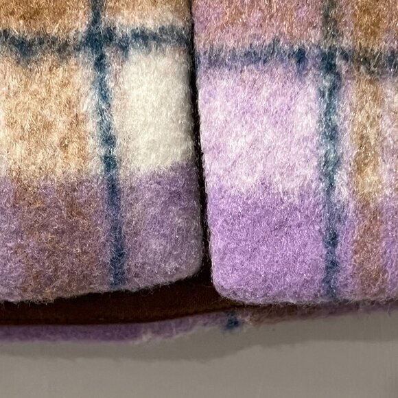 Skies Are Blue Mini Plaid Side Slit Skirt NWT SZ S - Picture 8 of 11